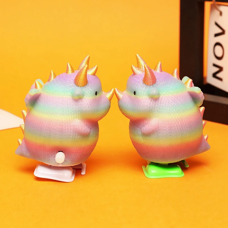 เด็กการ์ตูน Clockwork ของเล่น 3D การพิมพ์ Wind up Walking Unicorn Dragon เด็กทารกของเล่นเพื่อการศึกษา Wind Up ของเล่นเด็กของเล่น
