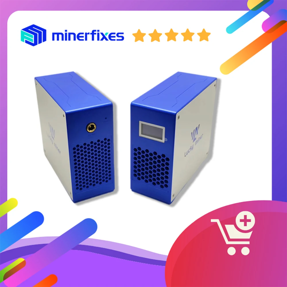 Lucky miner Lv07 WIFI Bitcoin Miner ASIC mining 1TH/S BM1366 SHA256 25W Home Silent crypto miner lottery miner solo miner