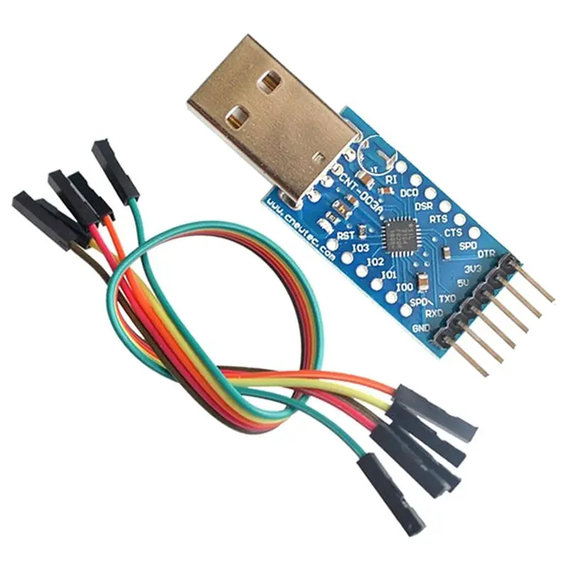 B48A CP2104 Module USB 2.0 To TTL UART 6PIN Module Serial Converter Programmer CP2104 STC PRGMR Replace CP2102 With Cables