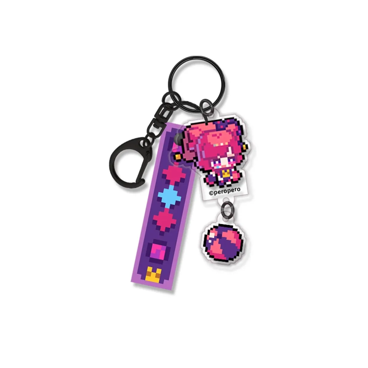 Official Game Muse Dash Buro Rin Marija Pixel Dimension PVC Pendant Acrylic Keychain Cosplay Original Kids Gift