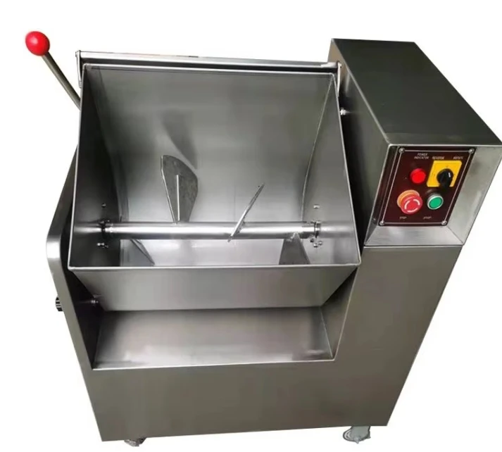 Heavy-duty automatic meat processors and vegetable mixers