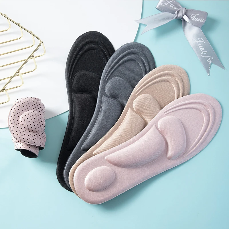 Soft Stretch Sports Insoles Orthopedic Feet Care Pad Breathable Running Cushion Men Women Memory Foam Sneakers Arch Shoes Insert image 6