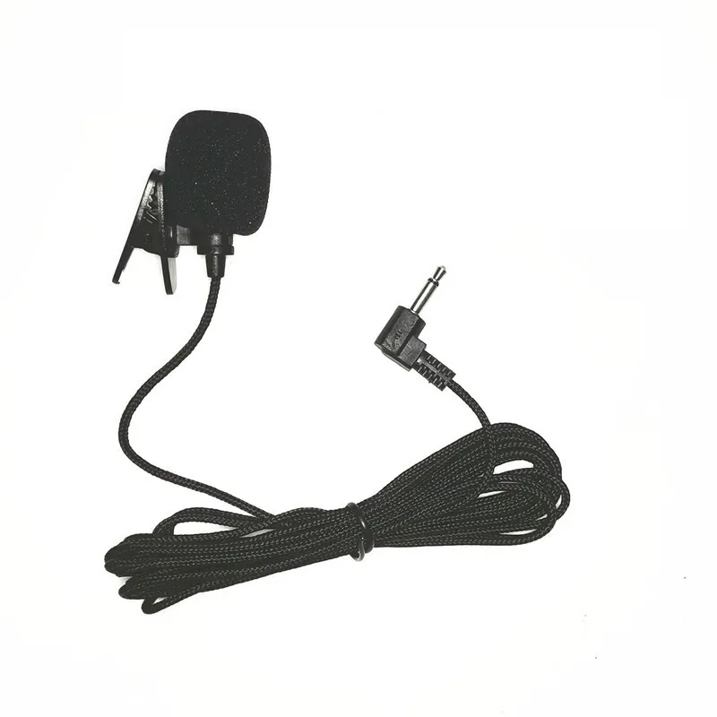 Mini micrófono de Audio profesional para coche con cable de 2m con conector Jack de 3,5mm para conectar el equipo externo como los espaciadores de Audio DVD para coche