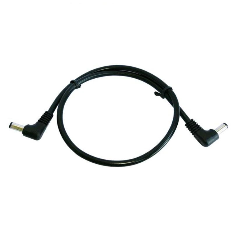 

1/5Pcs/lot 90 Degree Double Elbow DC Power 5.5 x 2.1mm Male to 5.5*2.1mm Male Plug Cable Right Angled 90 Degree 50cm 150cm 300cm