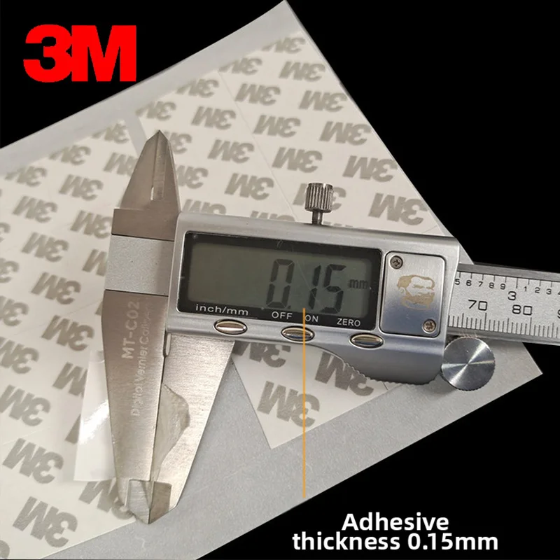 3M 9080HL Double-Sided Tape Sheet 80×80mm Ultra Thin High Tack Waterproof Heat Resistant No Residue for Car Accessories