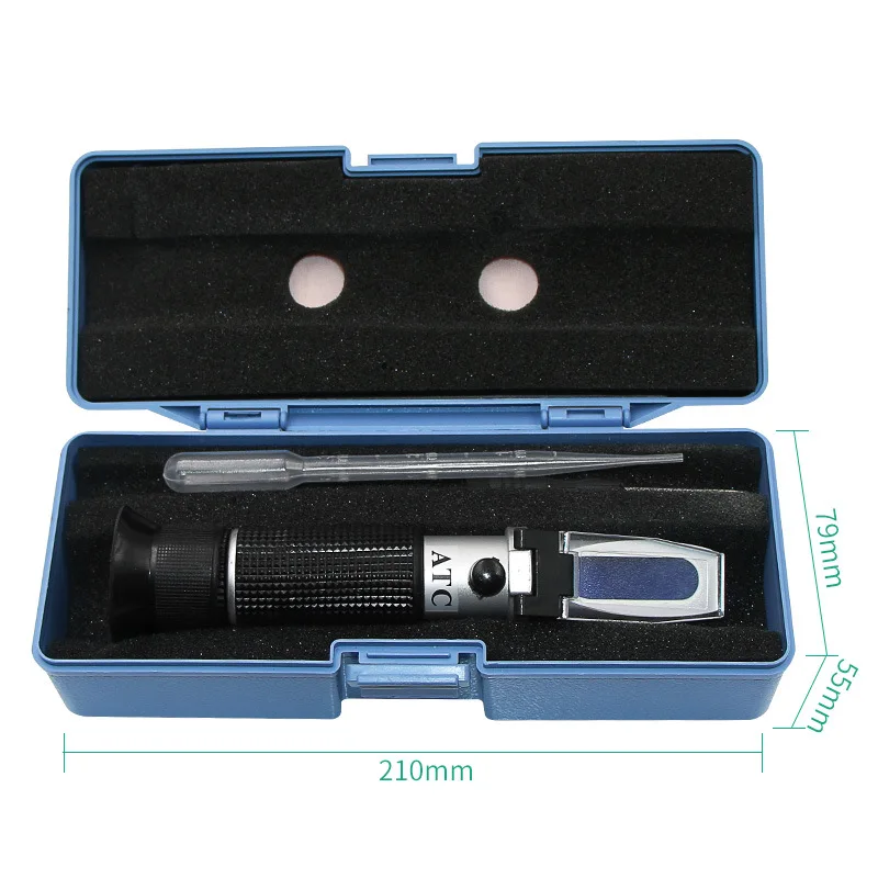 Portable Handheld Refractometer Mari-culture Salt Sea Water 10% Salinity Aquarium Concentration Tester