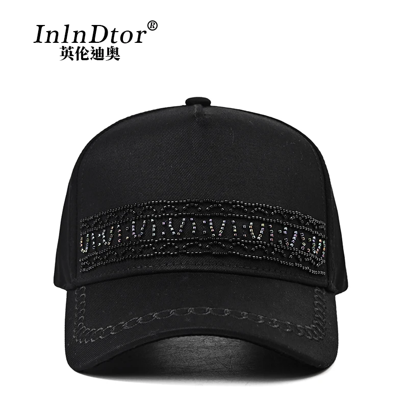 Fashion Brand Hat Women\'s Fashion Tall Crown Baseball Cap Show Face Small Wide Brim Peaked Cap Female Casual Motorcycle Cap