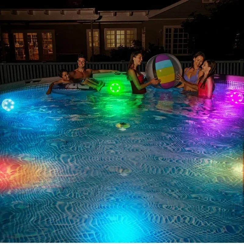 6-LED-Tauchlicht mit Fernbedienung, Unterwasser-Nachtlampe für Pool, Vase, Schüssel, Hochzeit, Party, Dekoration, Unterwasserlicht