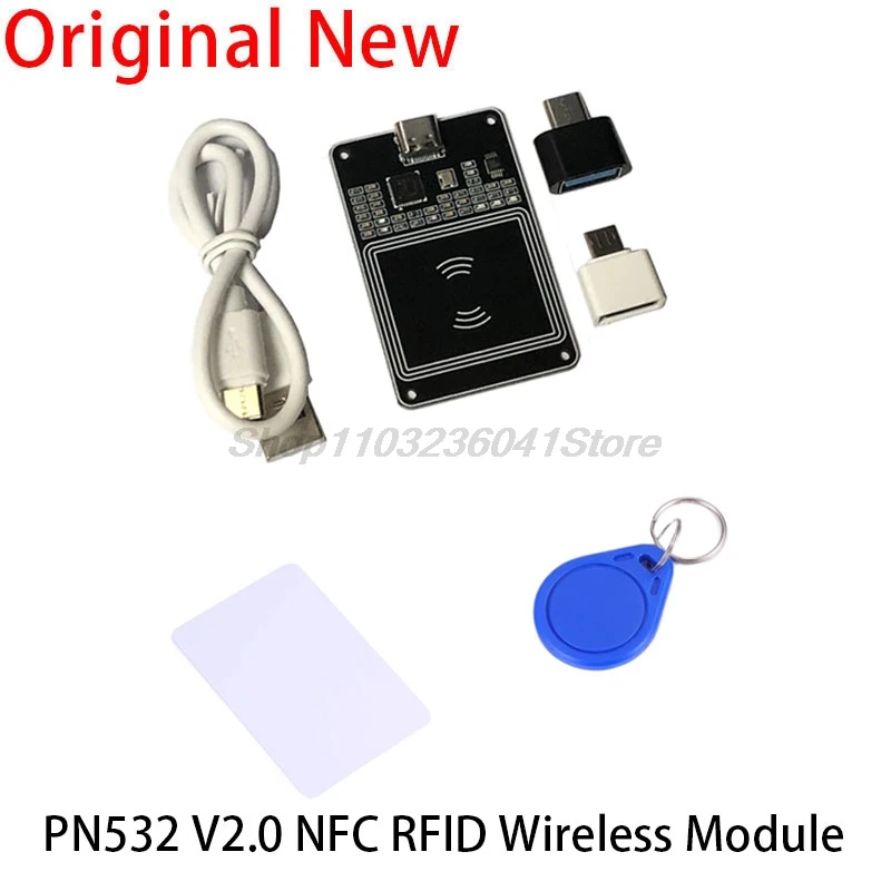 PN532 V2.0 NFC RFID Wireless Module V3 User Kits Reader Writer Mode IC S50 Card PCB Attenna I2C IIC SPI HSU