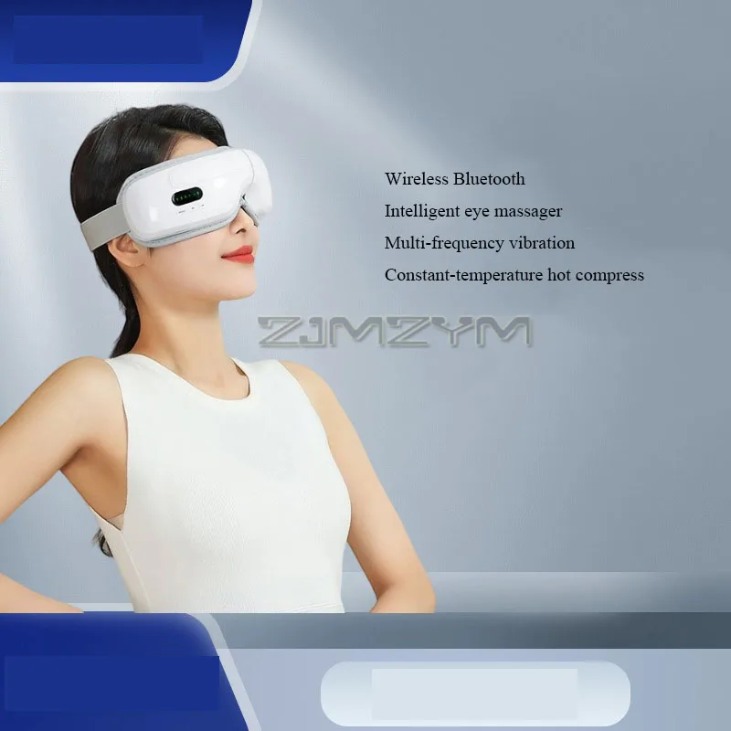 Zusammenklappbares Augenmassagegerät, Airbag, heiße Kompresse, Vibration, Augenschutz, intelligentes Timing, Augenpflegeinstrument zur Linderung von schwarzen Augenringen