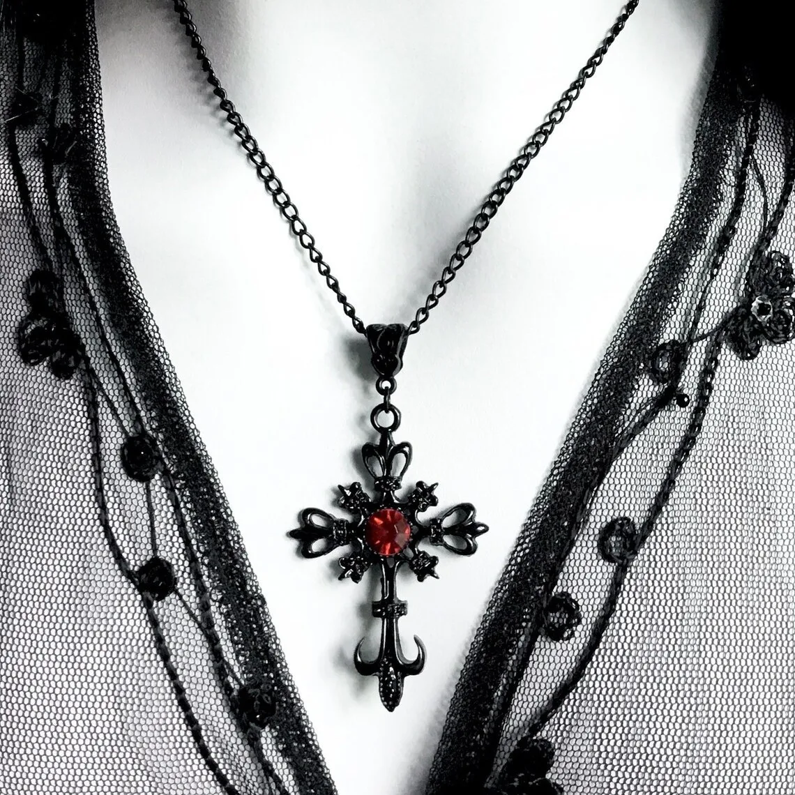 Vampire Cross Neckl… - image