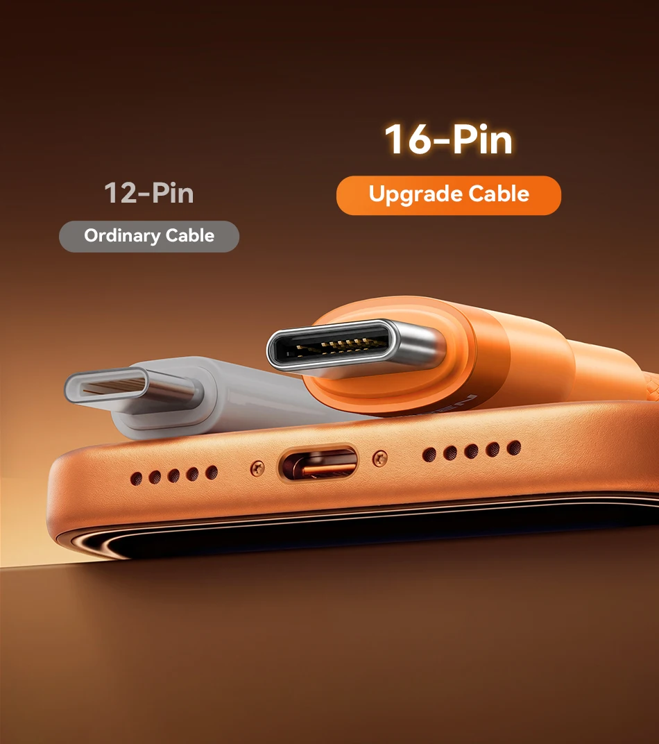 Rocoren 100W Typ-C zu USB Schnellladekabel 100W PD3.0 USB-C Schnelllade-Datenkabel für iPhone, Samsung, Laptop, iPad – Detail 9