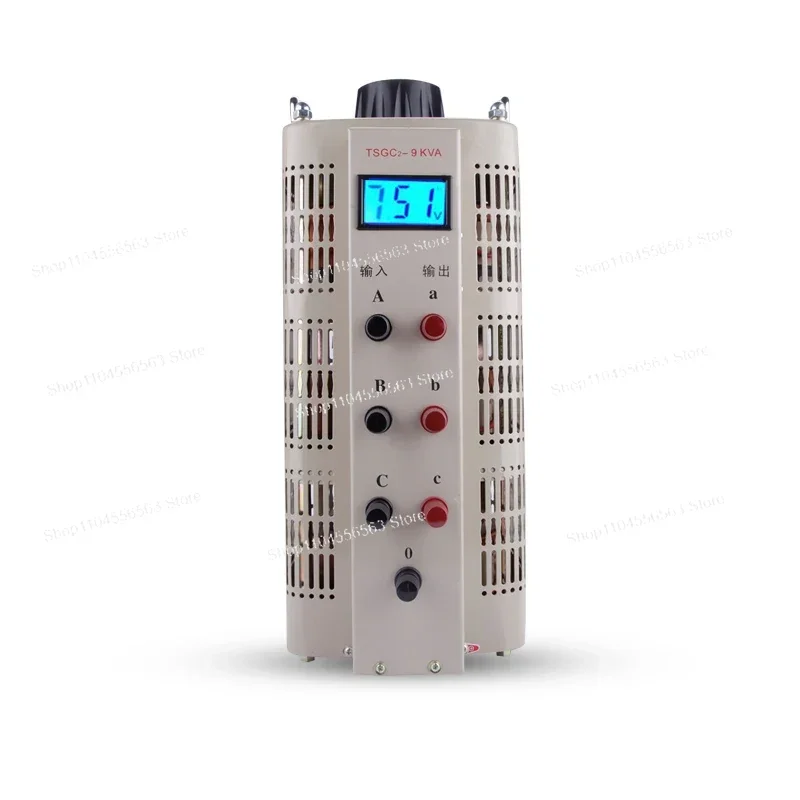 

Three Phase Voltage Regulator 380V AC TSGC2-9KVA with Digital Display 0-750V Adjustable Step Up Transformer 15KW
