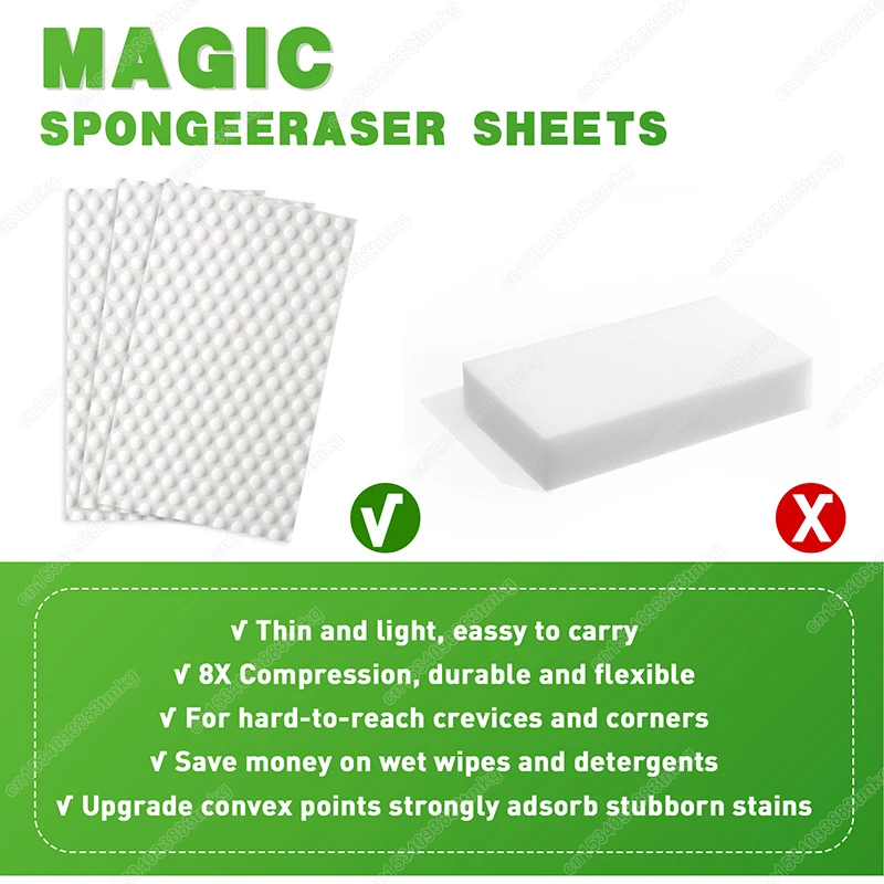 30/60PCS Magic Sponge Eraser White Melamine Sponge for Dishwashing Kitchen Bathroom Office Cleaner Cleaning Tools 14*9cm