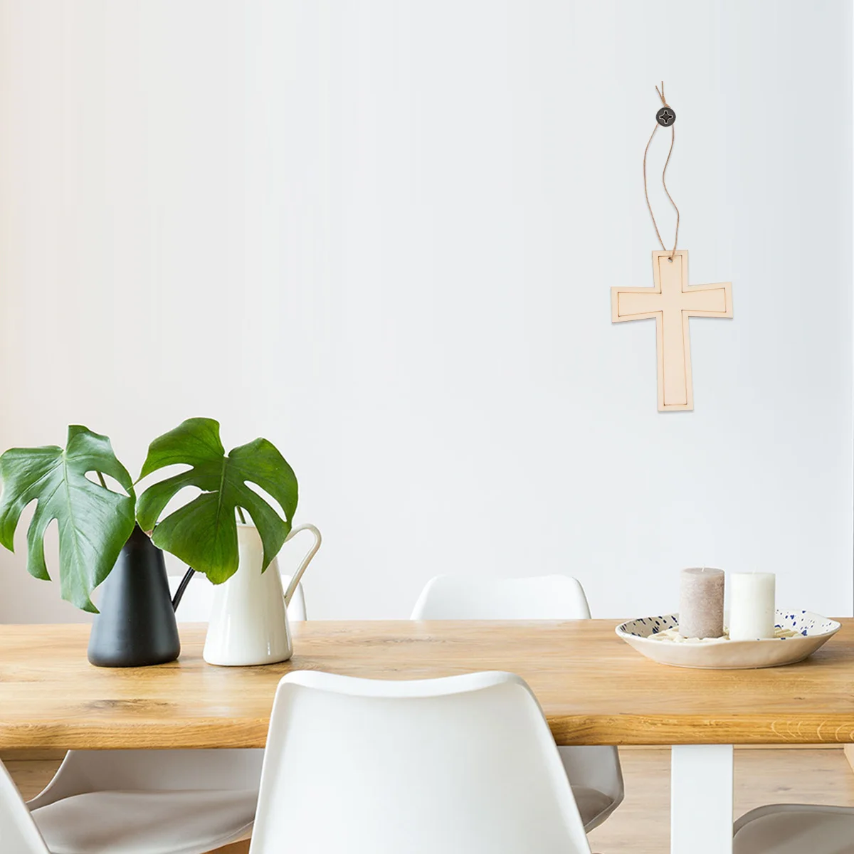 

Wooden naments Decorative Hanging Crosses Durable Material Wall Decoration Bedroom Living Room Party Christmas Gifts