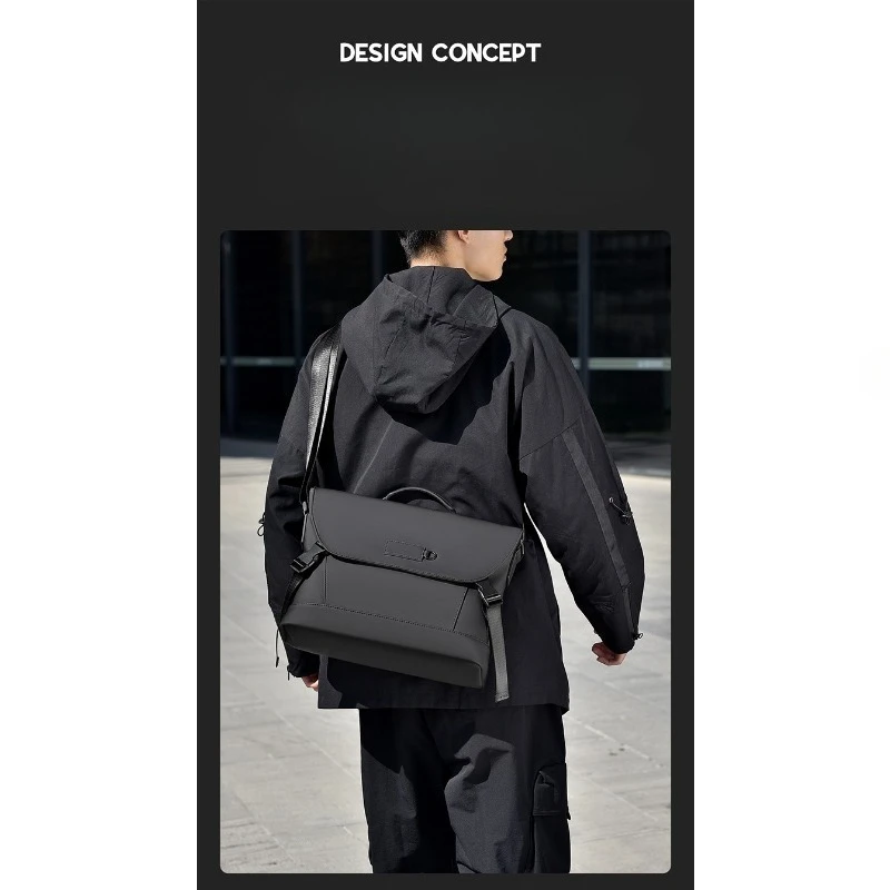 

Large Capacity Crossbody Bag for Men, Versatile Sports Fitness Handheld Shoulder Bag for Travel and Outings