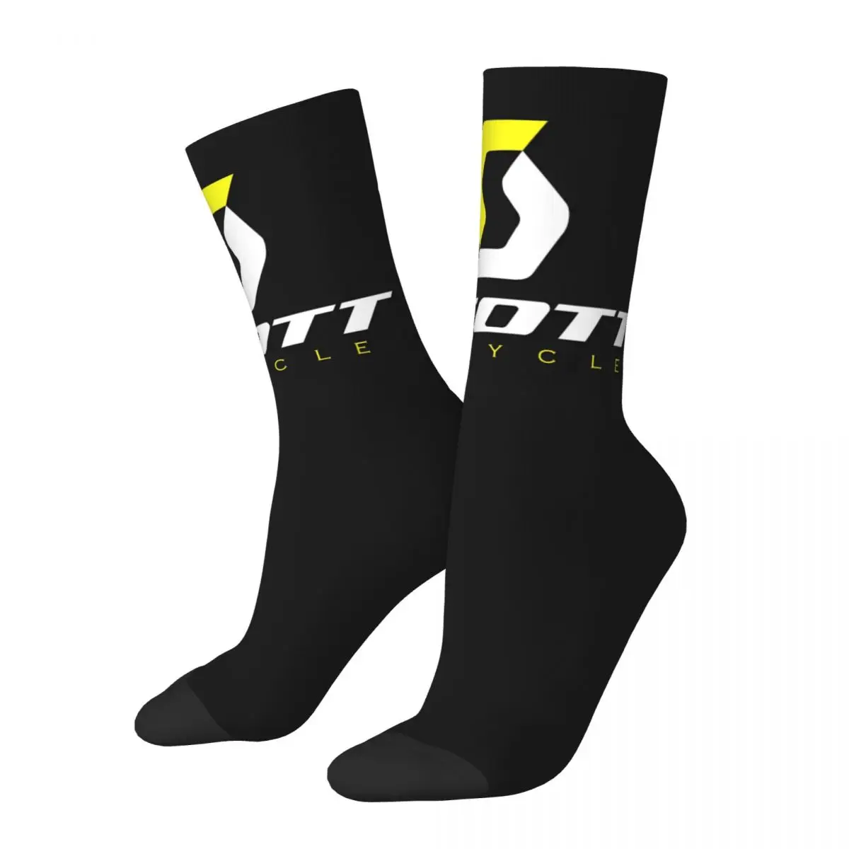 Scotts Bike Stockings logo Pattern Kawaii Socks Winter Non Slip Socks Unisex Men Running Soft Breathable Socks