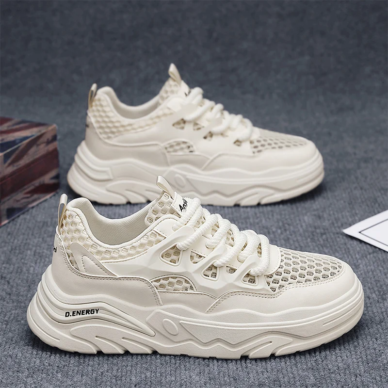 

Men's casual shoes new summer fashion thick sole outdoor comfortable breathable anti slip wear-resistant commuting casual shoes