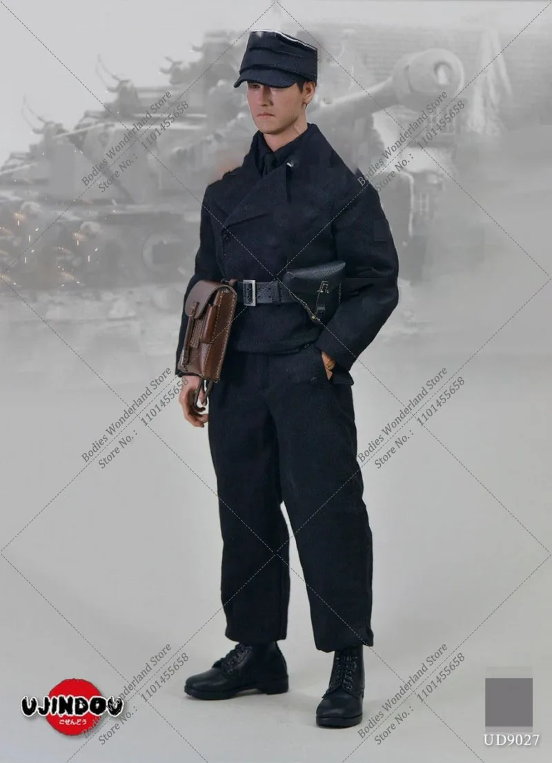 UJINDOU UD9027 1/6 WWII Armored Solider Lieutenant Panzer Officer 12'' Male Soldier Action Figure Full Set Figurine Model Toy