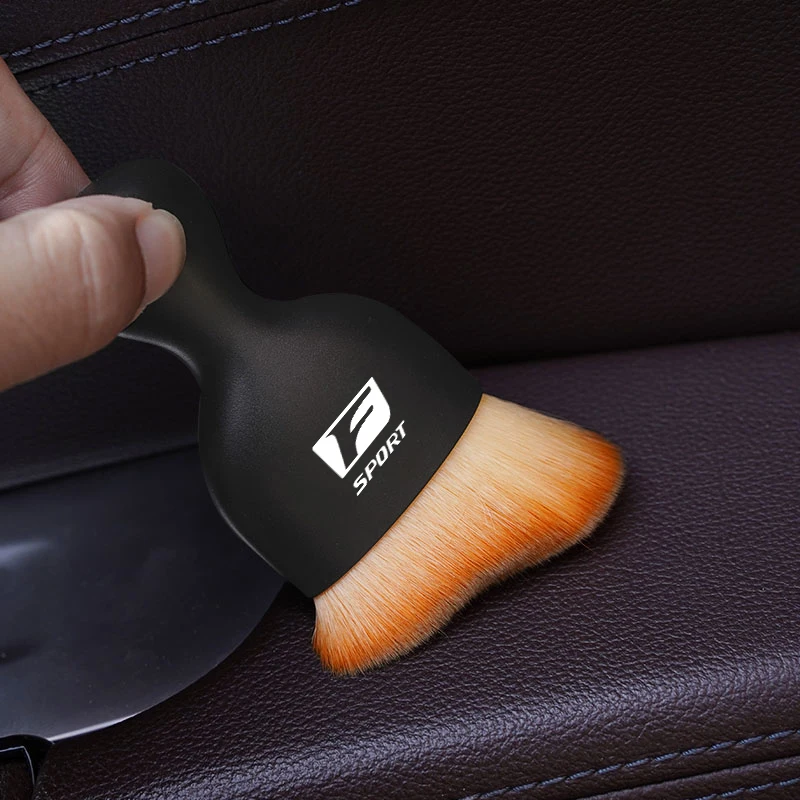 For Lexus F Sport IS250 RX350 ES350 Ct200h NX300h GS300 GX470 LX57 Car Dust Sweeping Soft Brush Washing Tools Gap Cleaning Brush
