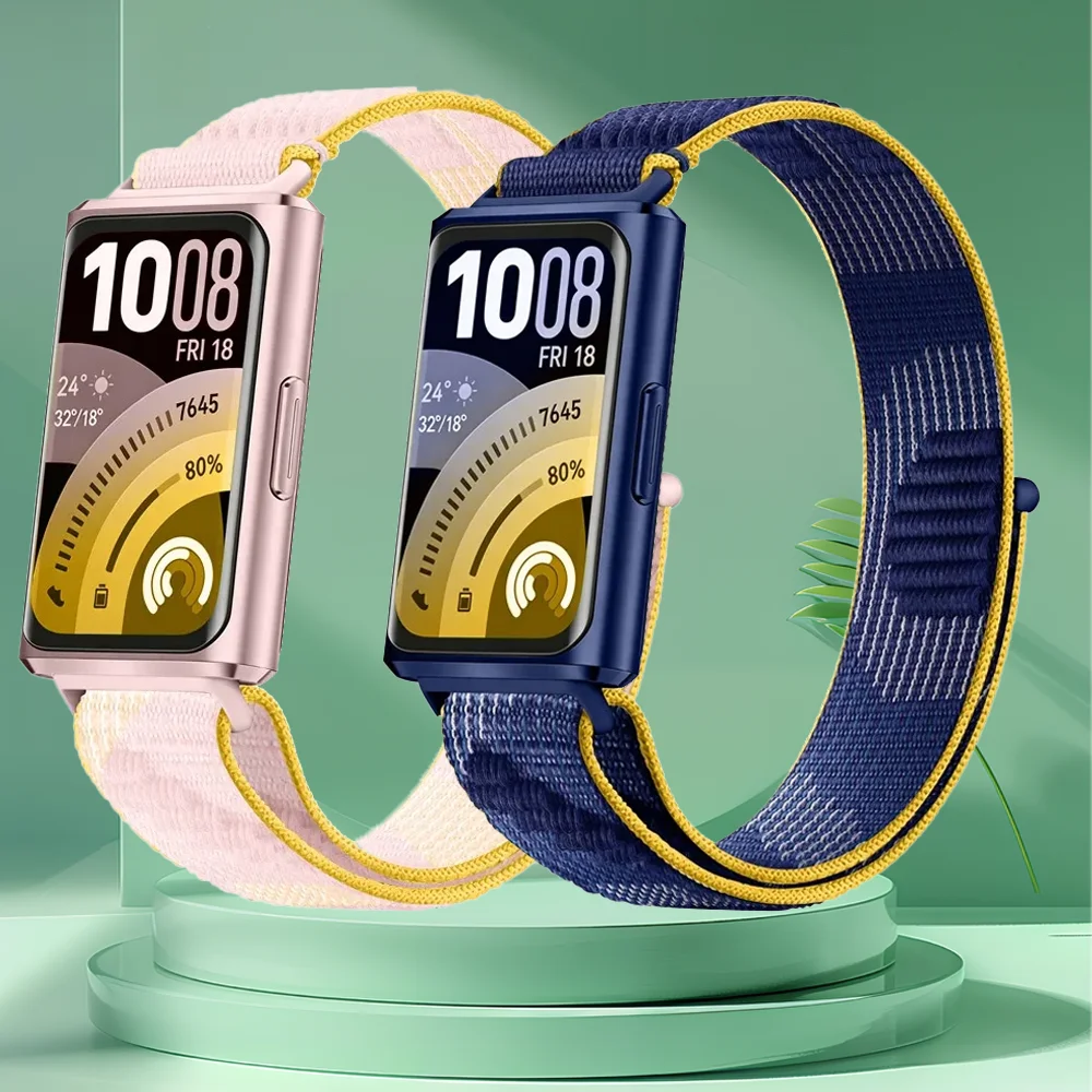 Original Sport Nylon-Schlaufenarmband für Huawei Band 11 Pro Atmungsaktives Armband Huawei Band 11 11 Pro Correa Zubehör