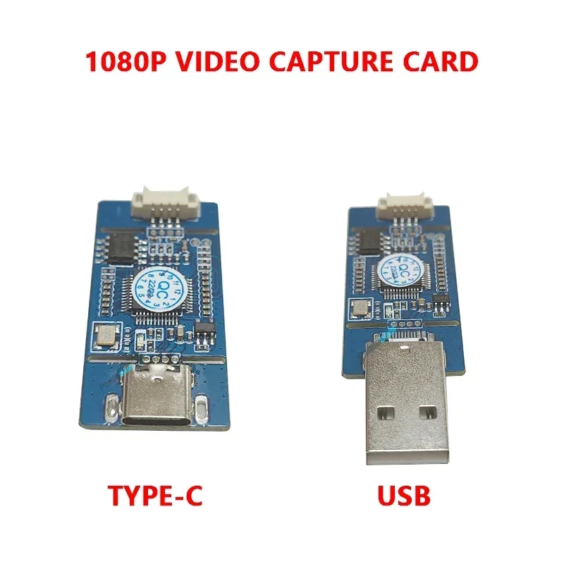 10pcs/lot USB/TYPE-C Output Board CVBS To USB Capture AV CVBS Analog Signal S-VIDEO Signal To Digital Driver-free 1080P