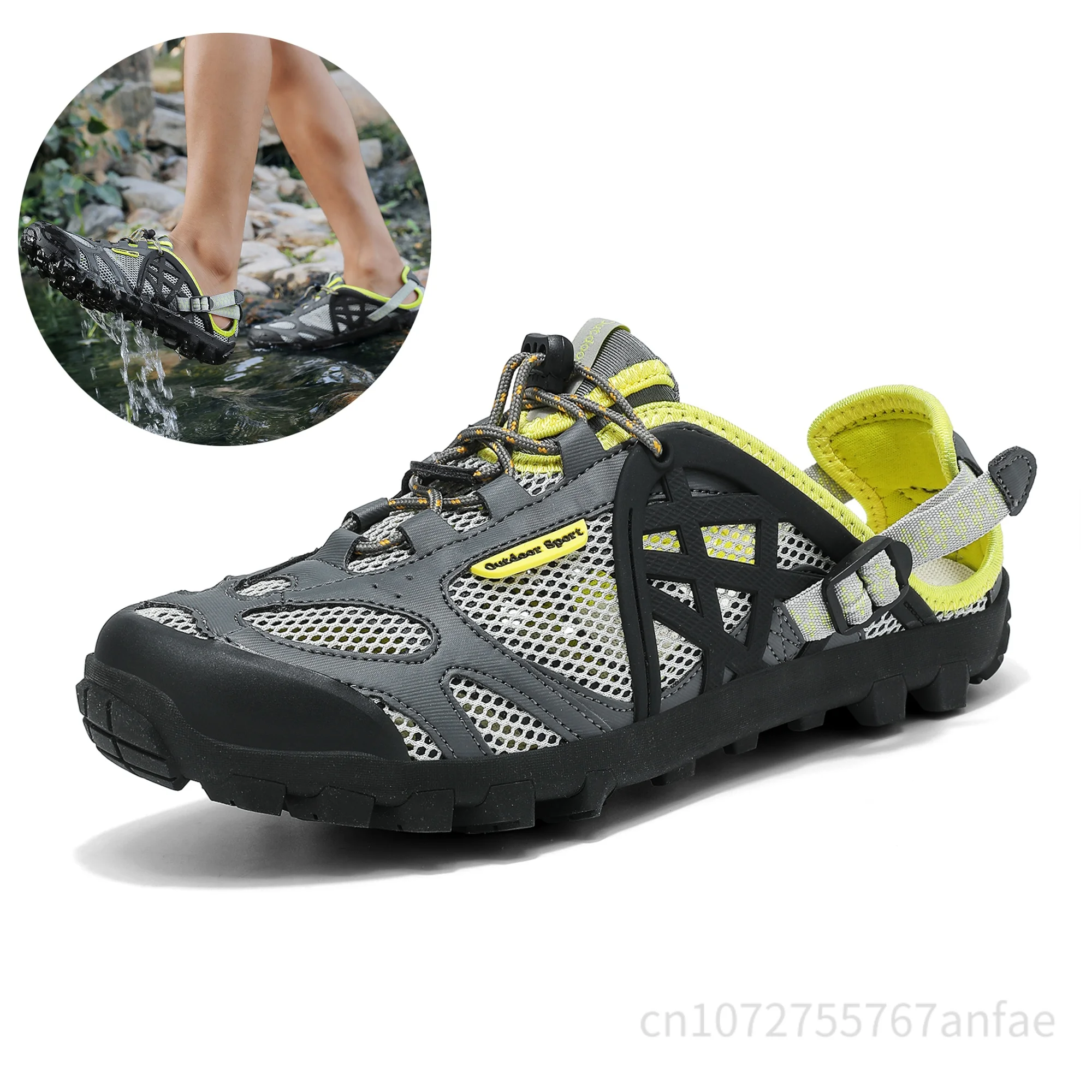 Quick Dry Hiking Shoes Couples Two-Purpose Outdoor Water Shoes Breathable Men Women Beach Sandals Cross-Border Summer