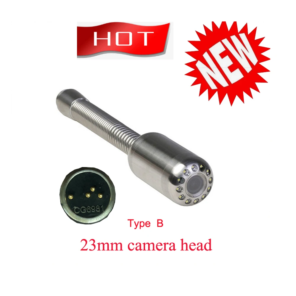 23Mm Meter Teller Dvr Recorder Pipe Riool Pijp Inspectie Camera Met Dvr 7 Inch Monitor Met Dvr Recorder