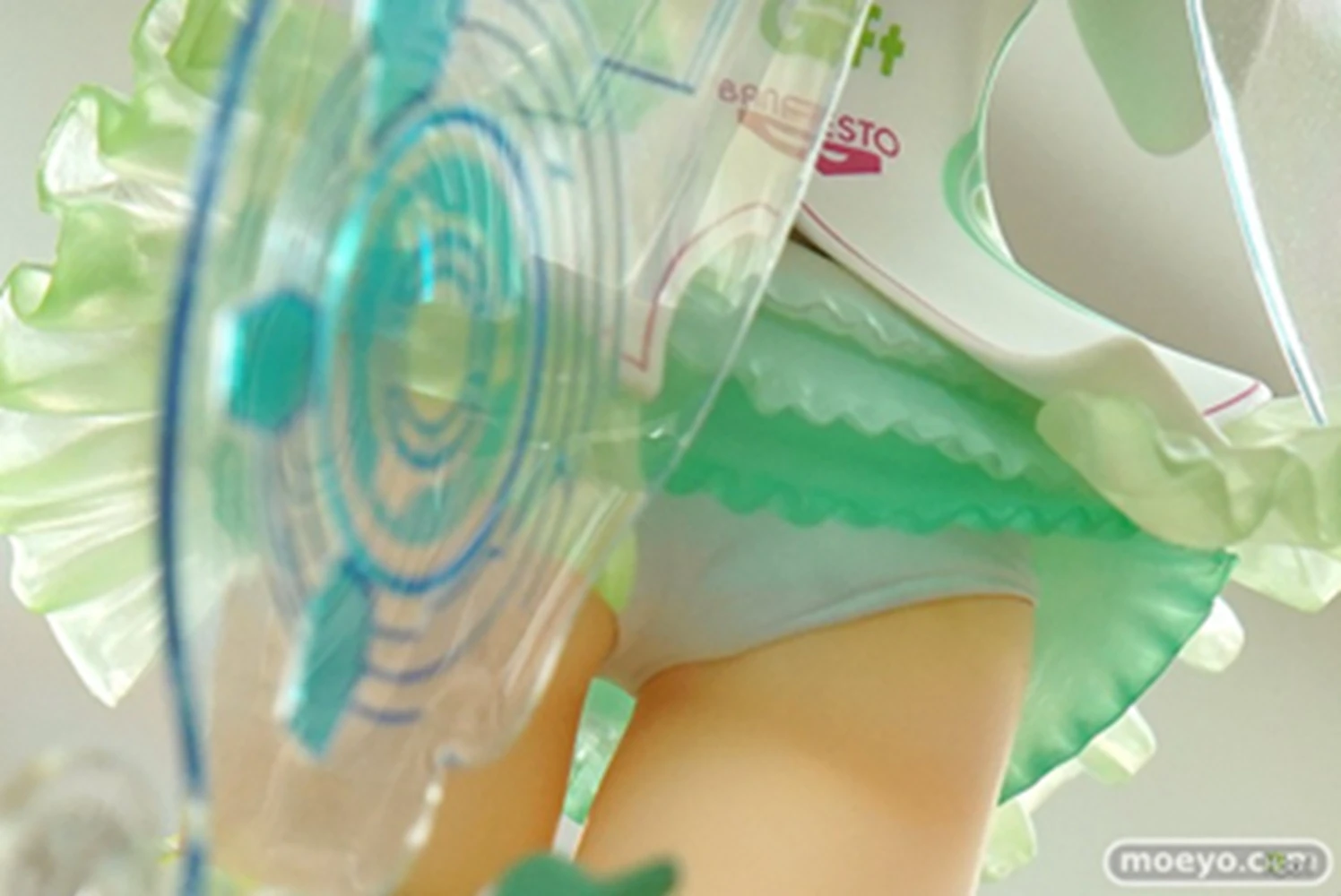 ฟิกเกอร์ Hatsune Miku อนิเมะ23ซม. 1/1แข่งรถ2017 Ver ปีกผีเสื้อชุดเดรสสไตล์เกาหลีแข่งตุ๊กตาขยับแขนขาได้สะสมของขวัญ