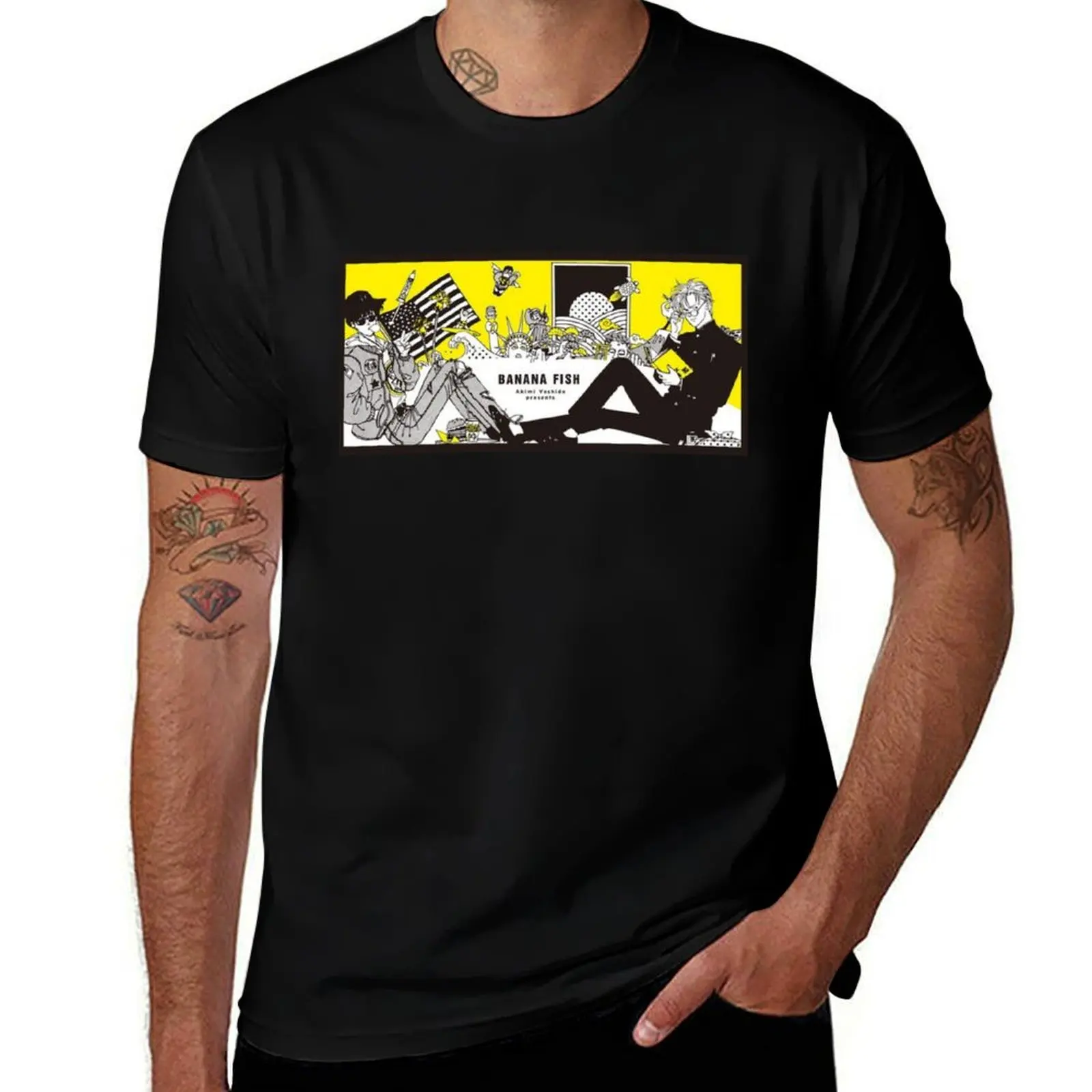 BANANA FISH Akimi Yoshida presents T-Shirt Christmas Casual Short Sleeve Top