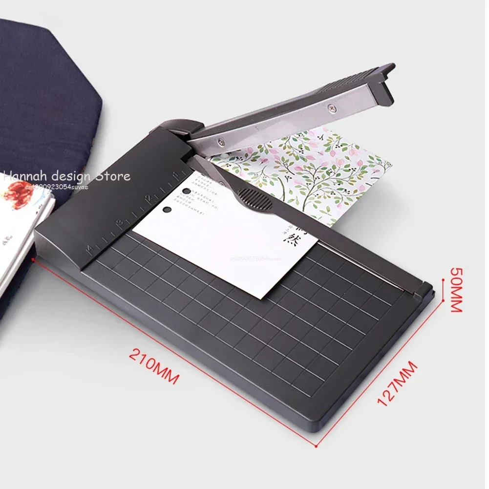 Paper Cutter A5 Paper Trimmer 1-6 Inch Portable Photo Paper Guillotine Built-In Ruler Office Stationery Cutting Portable Machine