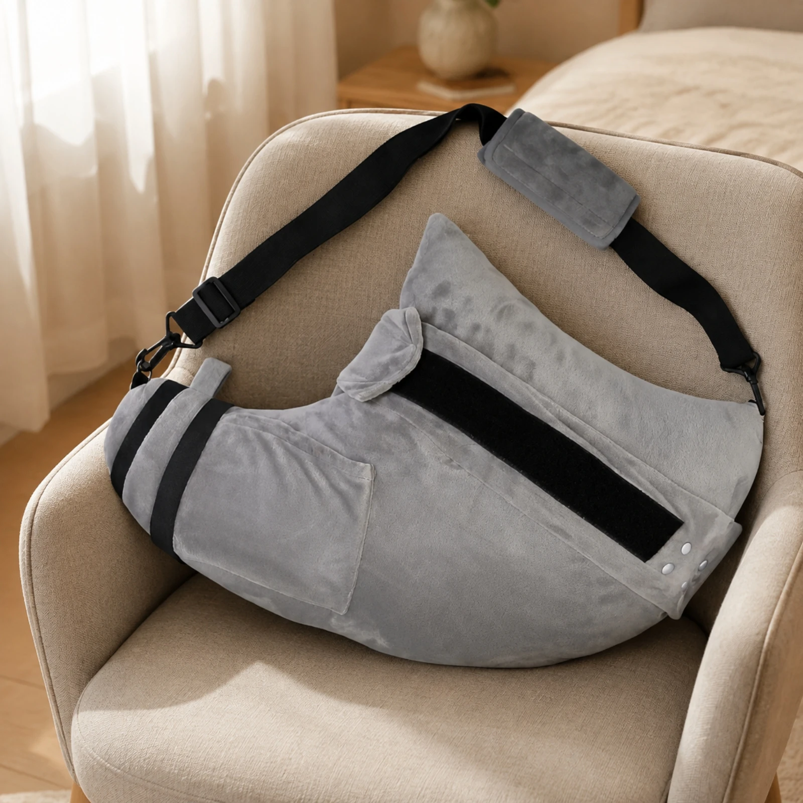 Shoulder and Arm Support Pillow Supportive Shoulder Arm Pillow with Adjustable Strap left/right Compatible Ergonomic