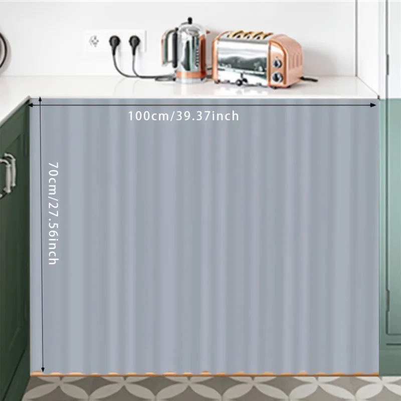 VIKAMA Solid Color Closet Curtains With Velcro Fasteners, Suitable For Wardrobes, Cabinets, And Shoe Cabinets