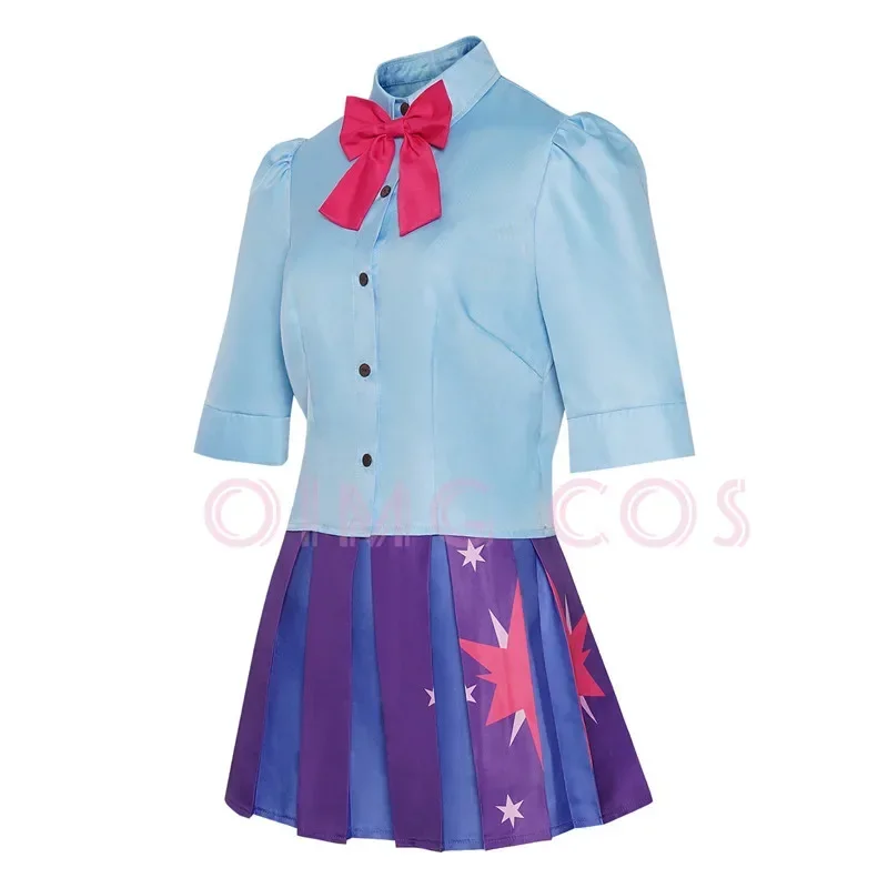 Twilight Sparkle Cosplay Kostüm Anime Uniform Halloween Kostüme Frauen für Spiel