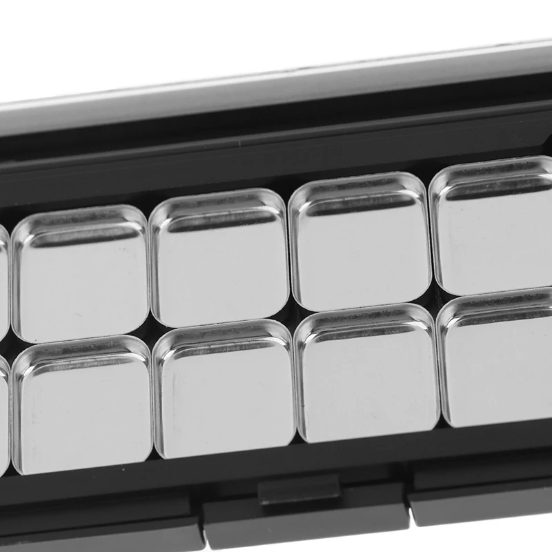 Draagbare en stofdichte lege magnetische cosmetica-palet 1/2/3/4/6/7/12 roosters ijzeren plaat oogschaduw blusher lippenstift DIY make-up doos