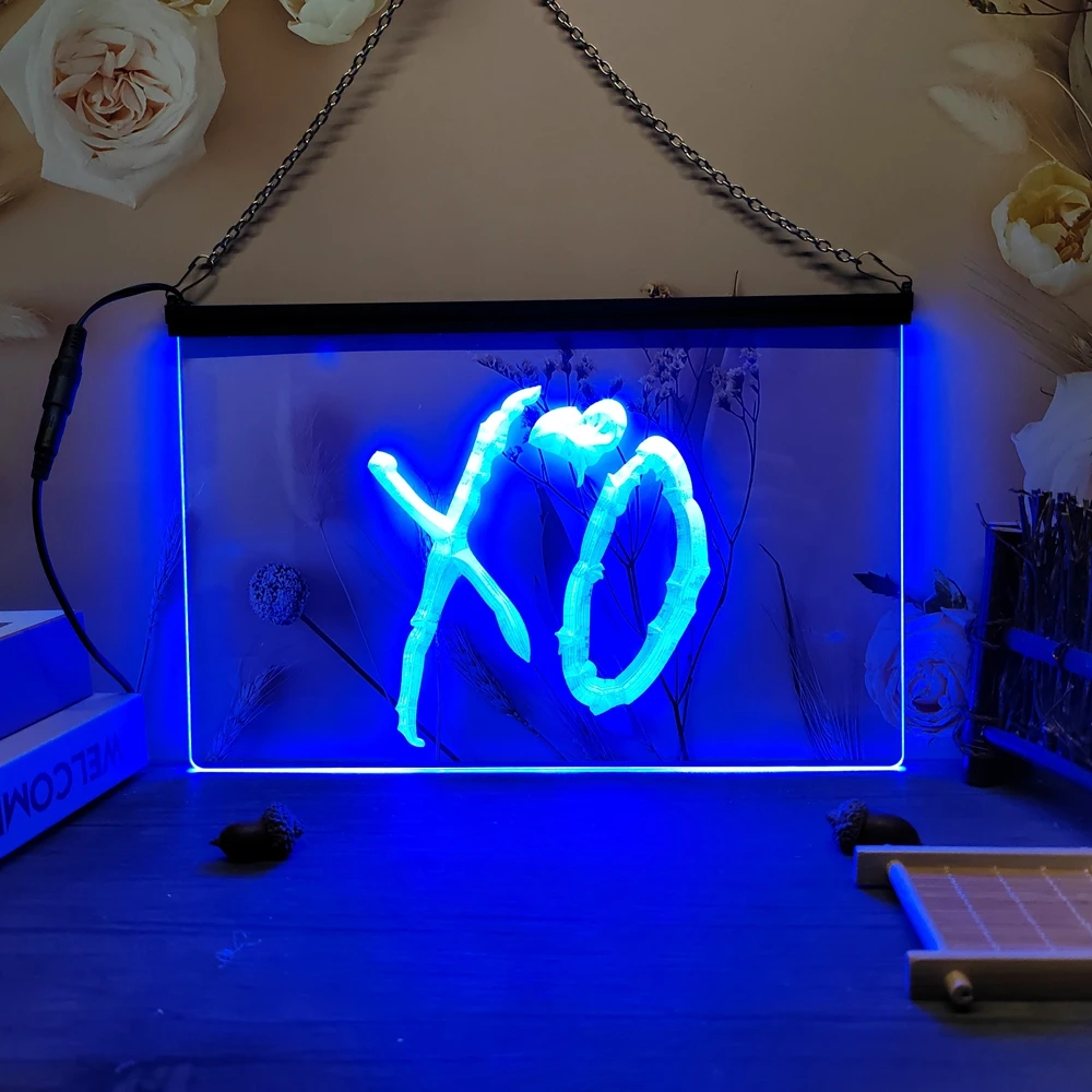 XO Beer Bar Pub Club LED Neon Sign-3D Carving Wall Art for Home,Room,Bedroom,Office,Farmhouse Decor