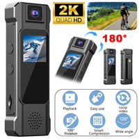 Ultra HD 2K Mini Action Camera Portable Digital Video Recorder Police Body Cam Infrared Night Vision Sports DV Small Camcorder