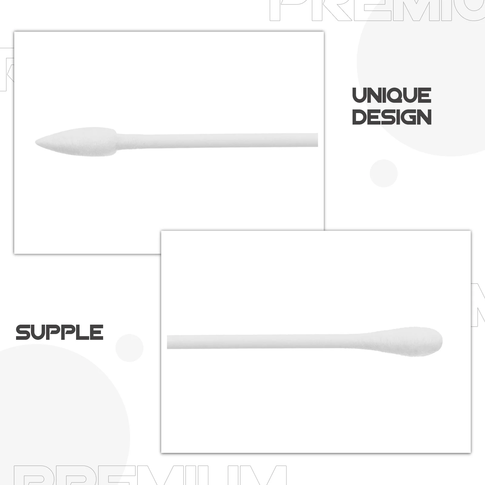 30 قطعة مسحات قطنية للمكياج نصائح مزدوجة أداة إزالة شمع الأذن آمنة ومريحة للاستخدام العائلي أعواد الفم القابل للتصرف في الحزم