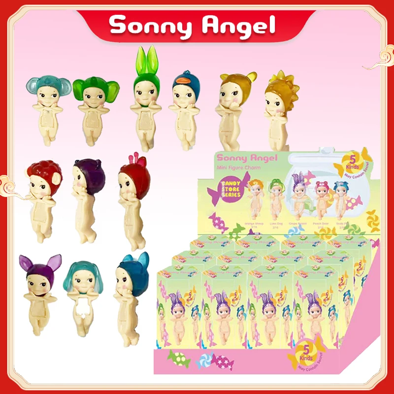 Kawaii Sonny Angel Mini Figure Candy House Series Mobile Phone Straps Cute Doll Trendy Cute Girl Birthday Present Christmas Gift