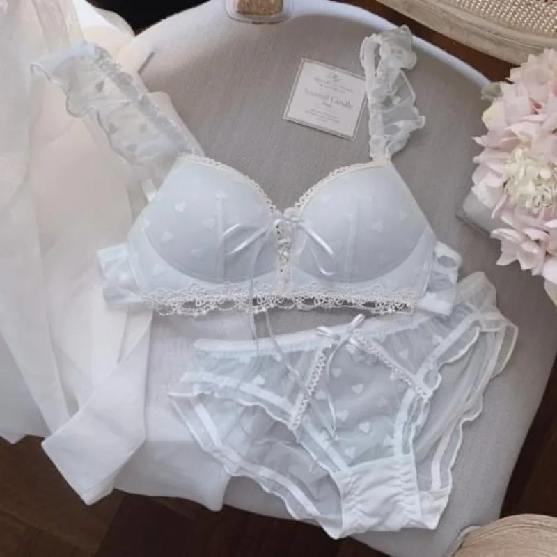 مجموعة براليت لطيفة على الطراز الألماني، حمالة صدر تدريب لاسلكية من الدانتيل للمراهقين، حمالة صدر حلوة الأولى لملابس داخلية مريحة للفتيات على الصدر الصغير