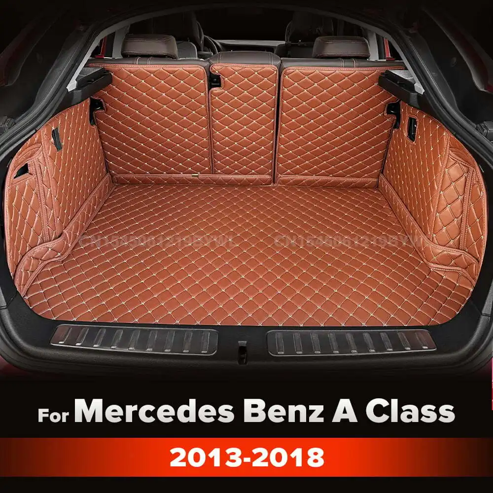 

For Mercedes Benz A Class W176 2013-2018 17 16 15 14 Auto Full Coverage Trunk Mat Car Cargo Liner Interior Accessories