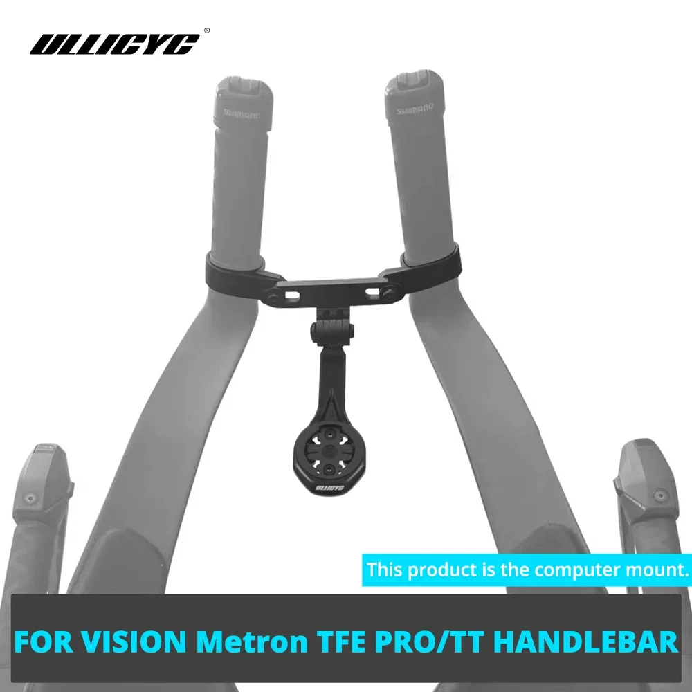 

ULLICYC Aluminium Bike Computer Mount for Vision TFE Metron Pro Triathlon TT Handlebar for GOPRO Garmin Wahoo Bryton IGPS
