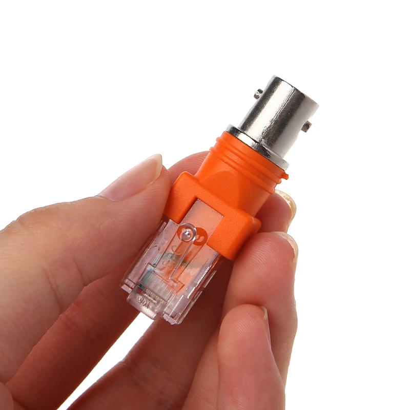 Durable BNC Female To RJ45 Male Adapter Chassis Panel Mount Monitor ReplacementAccessories Adapter Coaxial High Quanlity