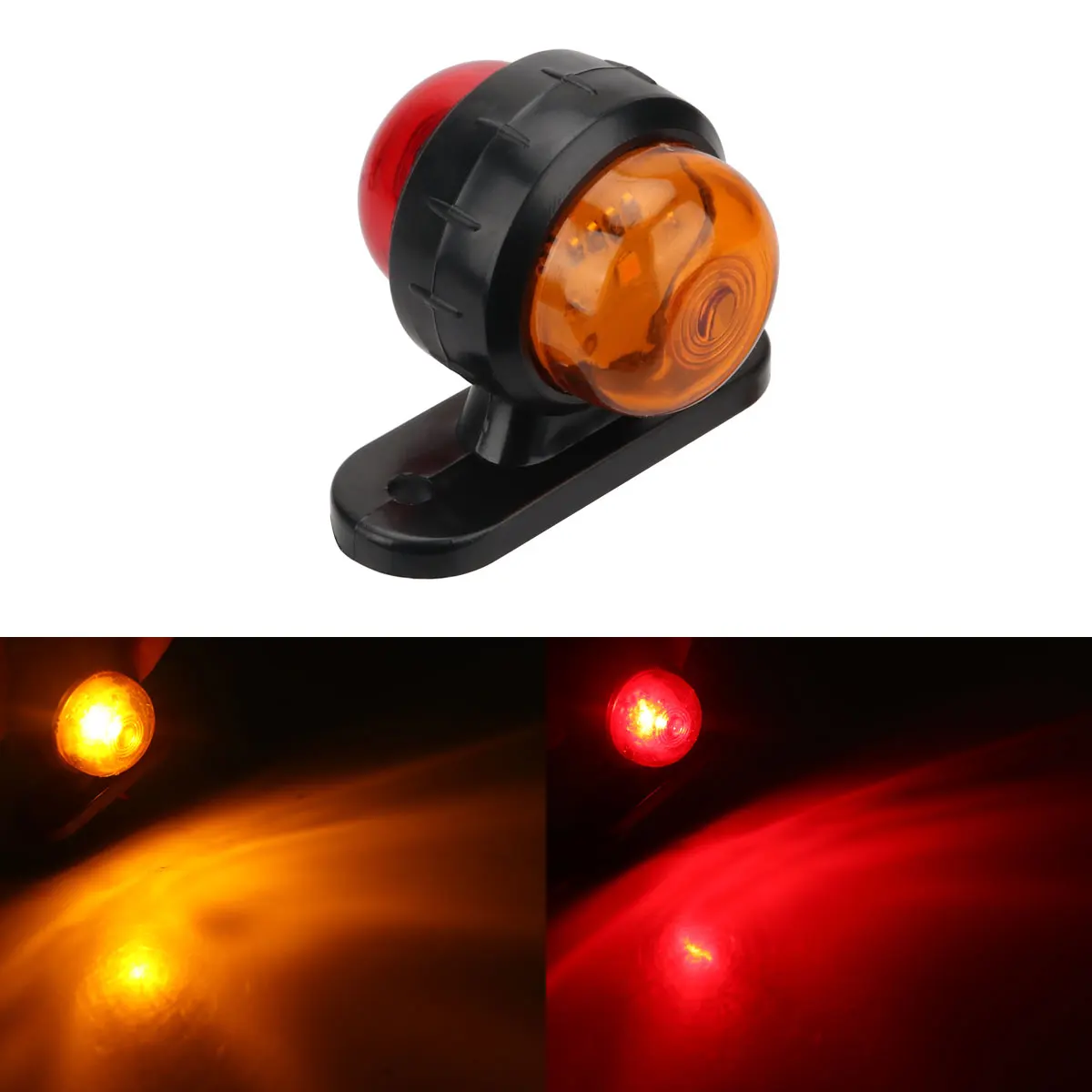 2 Stuks Led Zijmarkeringslichten 12V 24V Truck Voor Achteruitrijlichten Omtrek Lamp Indicator Achterlicht Voor Aanhangwagen Caravan