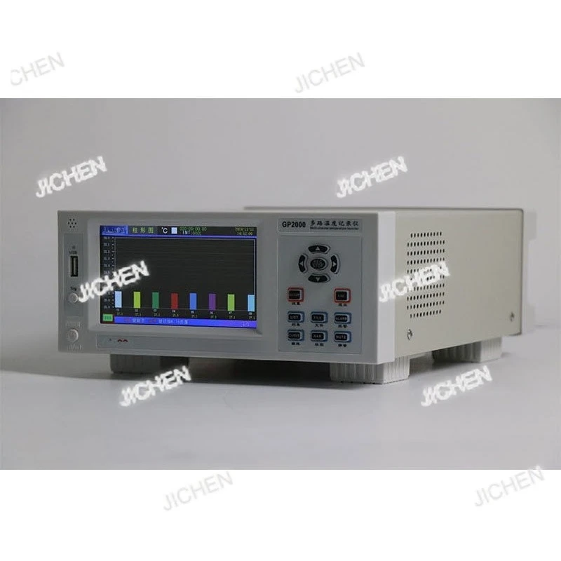 GP2008 8-Channel Temperature Logger USB & RS485 Multi-Channel Temperature Recorder With 5-inch TFT LCD Display