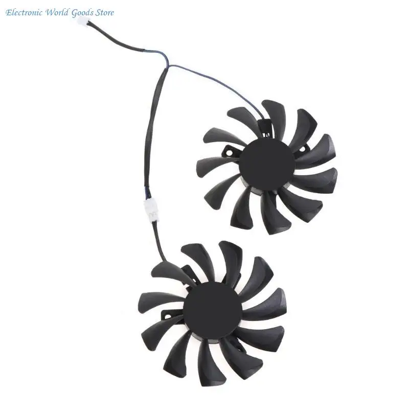 

Охлаждающий вентилятор графического процессора A3PD для MSI GeForce 1650 VGA, охлаждение видеокарты, 2 контакта, 12 В