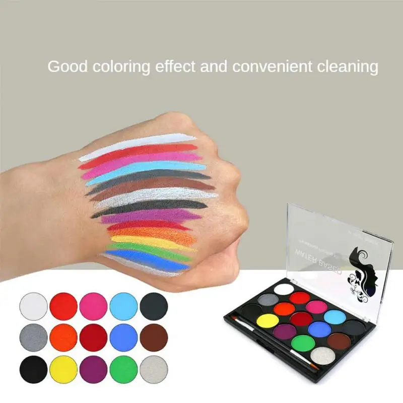 Color Face Body Paint Set Oil Children Flash Tattoo Painting Art Christmas Party Halloween Party Makeup Beauty Palette