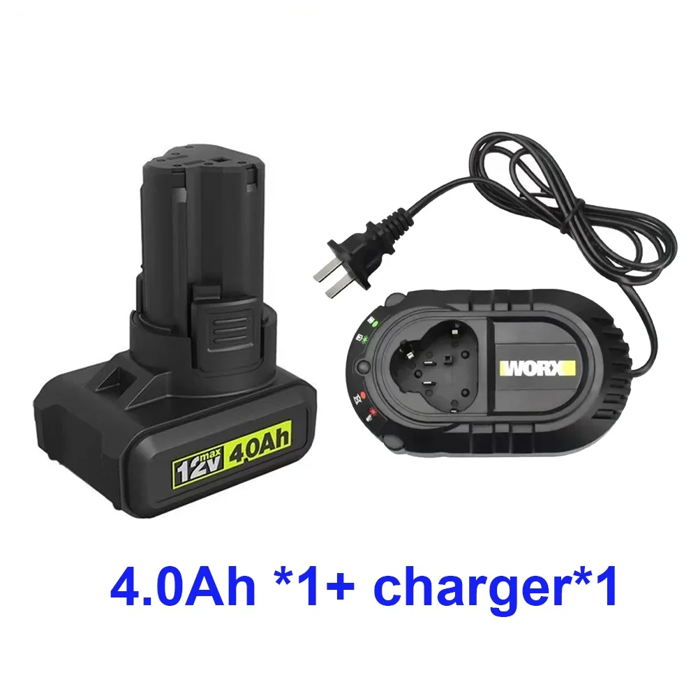 Originele 2.0Ah 4.0Ah voor WORX Kress 12V WA3506 WU127 WU128 WU130 WU131X WU132 WU280 WX128 WX129 WX540 Elektrisch Gereedschap Batterij ️️️