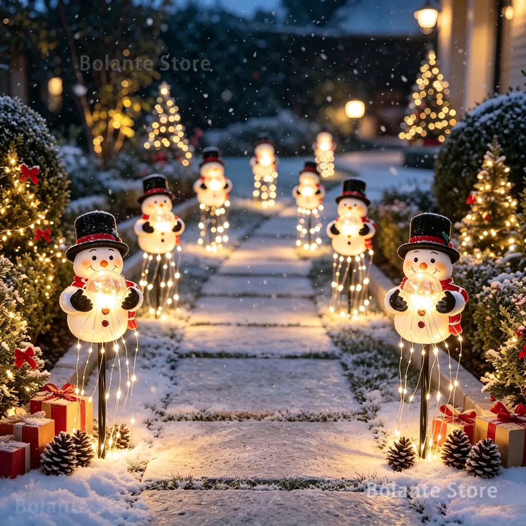 LED Snowman Magic Garden Lights 5