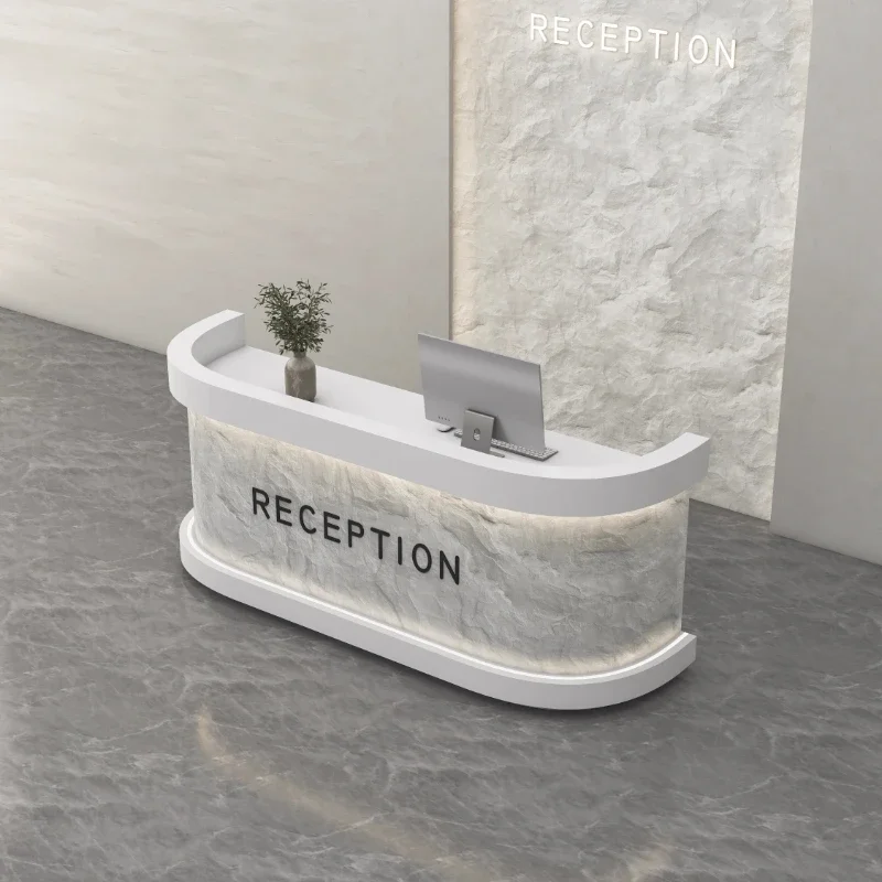 

Home Church Pulpit Desk With Drawers Checkout Counter Front Desk Reception Counter Console Beauty Salon Counter Office Furniture